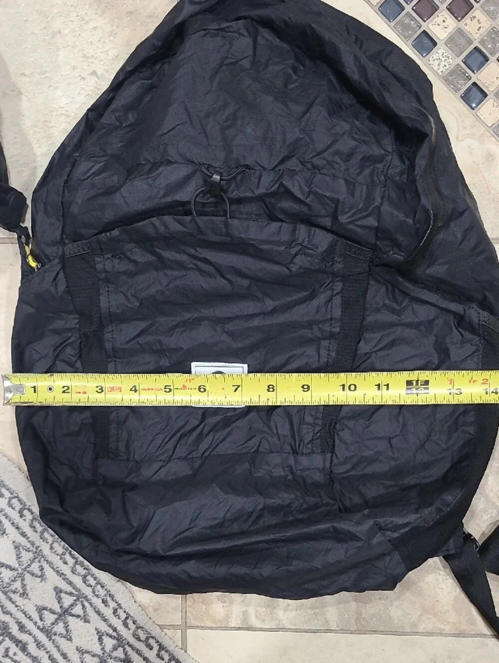 Packable Black Men’s Backpack - Lightweight Travel Companion